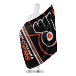 Northwest NHL Philadelphia Flyers Unisex-Adult Fleece Throw Blanket, 50" x 60", Fade Away