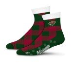 For Bare Feet NHL MINNESOTA WILD Cozy Buff Plush Cabin Sock Team Color OSFM
