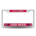 Rico Industries NHL Hockey Florida Panthers 2024 Stanley Cup Champions 12" x 6" Plastic Car Frame
