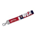 Rico Industries NHL Hockey Florida Panthers Standard Wrist Lanyard Key Chain, Cute Wristlet Strap Keychain Holder for Women Men Car Keys ID Badges Card Wallet Phone Camera