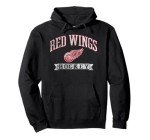 Detroit Red Wings Vintage Hockey Officially Licensed Pullover Hoodie