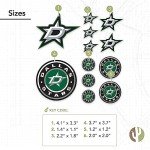 Desert Cactus Dallas Stars Sticker NHL Team National Hockey League Vinyl Decal Laptop Water Bottle Car Scrapbook Sheet (Type 1-1)