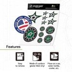 Desert Cactus Dallas Stars Sticker NHL Team National Hockey League Vinyl Decal Laptop Water Bottle Car Scrapbook Sheet (Type 1-1)