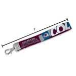 Rico Industries NHL Hockey Colorado Avalanche Standard Wrist Lanyard Key Chain, Cute Wristlet Strap Keychain Holder for Women Men Car Keys ID Badges Card Wallet Phone Camera