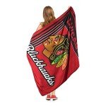 NORTHWEST NHL Chicago Blackhawks 46" x 60" Microfiber Throw Blanket