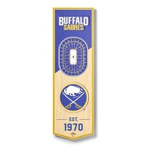 YouTheFan NHL Buffalo Sabres 3D Stadium 6x19 Banner - KeyBank Center