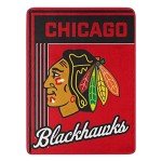 NORTHWEST NHL Chicago Blackhawks 46" x 60" Microfiber Throw Blanket