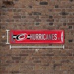 Rico Industries NHL Carolina Hurricanes Home Décor Metal Street Sign (4" x 15") - Great for Home, Office, Bedroom, & Man Cave - Made,Silver