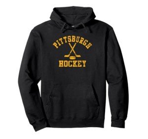 Vintage Pittsburgh Hockey Pullover Hoodie