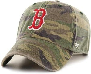 '47 MLB Unisex-Adult Camo Clean Up Adjustable Hat Cap One Size (US, Alpha, One Size, Boston Red Sox)