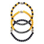 FOCO Nashville Predators NHL 3 Pack Beaded Friendship Bracelet