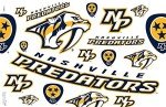 Tervis NHL Nashville Predators All Over Tumbler with Wrap and Navy Lid 16oz, Clear
