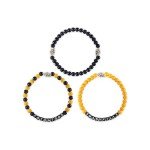 FOCO Nashville Predators NHL 3 Pack Beaded Friendship Bracelet