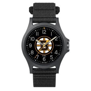 Timex Men's NHL Pride 40mm Watch – Boston Bruins with Black FastWrap Strap