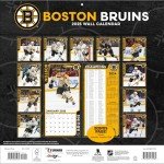 TURNER SPORTS Boston Bruins 2025 12x12 Team Wall Calendar (25998011932)