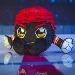 Bleacher Creatures Calgary Flames 8" NHL Kuricha Hockey Puck Sitting Plush - Soft Chibi Inspired Plush