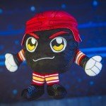 Bleacher Creatures Calgary Flames 8" NHL Kuricha Hockey Puck Sitting Plush - Soft Chibi Inspired Plush