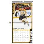 TURNER SPORTS Boston Bruins 2025 12x12 Team Wall Calendar (25998011932)
