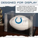 Franklin Sports NFL Indianapolis Colts Autograph Football - Official Size White Panel Souvenir Football for Autographs + Signatures - NFL Team Fan Shop Memorabilia Ball for Display