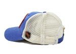 AMERICAN NEEDLE Ravenswood NHL Team Mesh Hat, New York Islanders, Ivory/Royal (43422A-NYI)