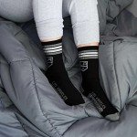 For Bare Feet FBF NHL Los Angeles Kings 4 Stripe Deuce Crew Sock Team Color YOUTH