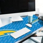 YouTheFan NFL Los Angeles Chargers Logo Series Desk Pad SMU