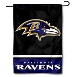 WinCraft Baltimore Ravens Double Sided Garden Flag