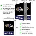 WinCraft Baltimore Ravens Double Sided Garden Flag