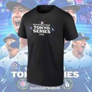 MLB Tokyo Series 2025 Cubs vs Dodgers Unisex T-Shirt Fans Gift