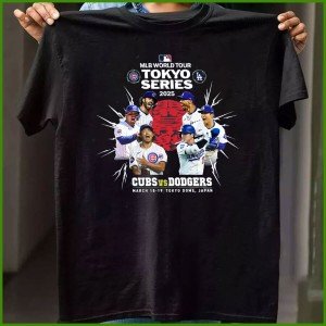Cubs vs Dodgers MLB Tokyo Series 2025 Unisex T-Shirt Fans Gift