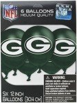 Green Bay Packers Latex Balloons - 12" (6 Pack) - Perfect for Game Day Celebrations & Diehard Fan Events