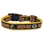NFL PET Collar Green Bay Packers Dog Collar, Medium Football Team Collar for Dogs & Cats. A Shiny & Colorful Cat Collar & Dog Collar Licensed by The NFL