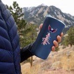 Rico Industries NHL Hockey Washington Capitals 18oz Soft Touch, Easy Grip Tumbler