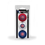 Team Golf MLB Chicago Cubs 3 Golf Ball Pack Regulation Size Golf Balls, 3 Pack, Full Color Durable Team Imprint