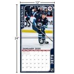 TURNER SPORTS Winnipeg Jets 2025 12x12 Team Wall Calendar (25998011960)