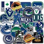 27 PCS Set of Vancouver Vinyl Canucks Stickers Pack Vancouver Decal Canucks 2-2.5 inches Product Name