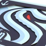 YouTheFan NHL Seattle Kraken 3D Logo Series Wall Art - 12x12