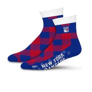 For Bare Feet NHL NEW YORK RANGERS Cozy Buff Plush Cabin Sock Team Color OSFM