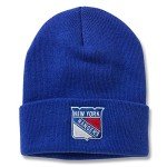 AMERICAN NEEDLE NHL New York Rangers Unisex Cuffed Beanie Warm Headwear, Cuffed Knit Collection, Royal Blue (21019A-NYR-ROY)