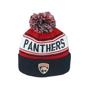 ZHATS Standard NHL Officially Licensed Beanie Pom Finish Line, Team Color, One Size