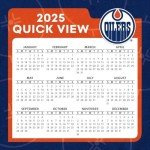 Turner Sports Edmonton Oilers 2025 Box Calendar (25998053113)