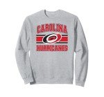 Carolina Hurricanes Stripe Heather Gray Officially Licensed Sweatshirt