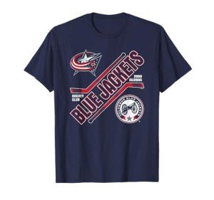 Columbus Blue Jackets Force Navy Officially Licensed T-Shirt