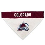 NHL Colorado Avalanche Bandana for Dogs & Cats, Small/Medium. - Cute & Stylish Bandana! The Perfect Hockey Fan Scarf Bandana, Great for Birthdays Or Any Party!