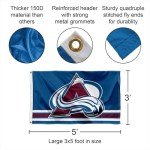 WinCraft Colorado Avalanche Blue 3x5 Feet Banner Flag