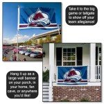WinCraft Colorado Avalanche Blue 3x5 Feet Banner Flag