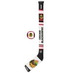 Franklin Sports Chicago Blackhawks NHL Mini Soft Hockey Stick Set - Great Toy for Kids- NHL Team Soft Foam Mini Knee Hockey Stick and Ball Set