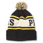 AMERICAN NEEDLE NHL Pittsburgh Penguins National Hockey League Team Pillow Line Knit Beanie Cap (23012A-PPN-BLIG)