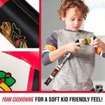 Franklin Sports Chicago Blackhawks NHL Mini Soft Hockey Stick Set - Great Toy for Kids- NHL Team Soft Foam Mini Knee Hockey Stick and Ball Set