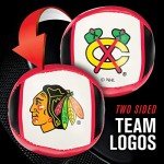 Franklin Sports Chicago Blackhawks NHL Mini Soft Hockey Stick Set - Great Toy for Kids- NHL Team Soft Foam Mini Knee Hockey Stick and Ball Set